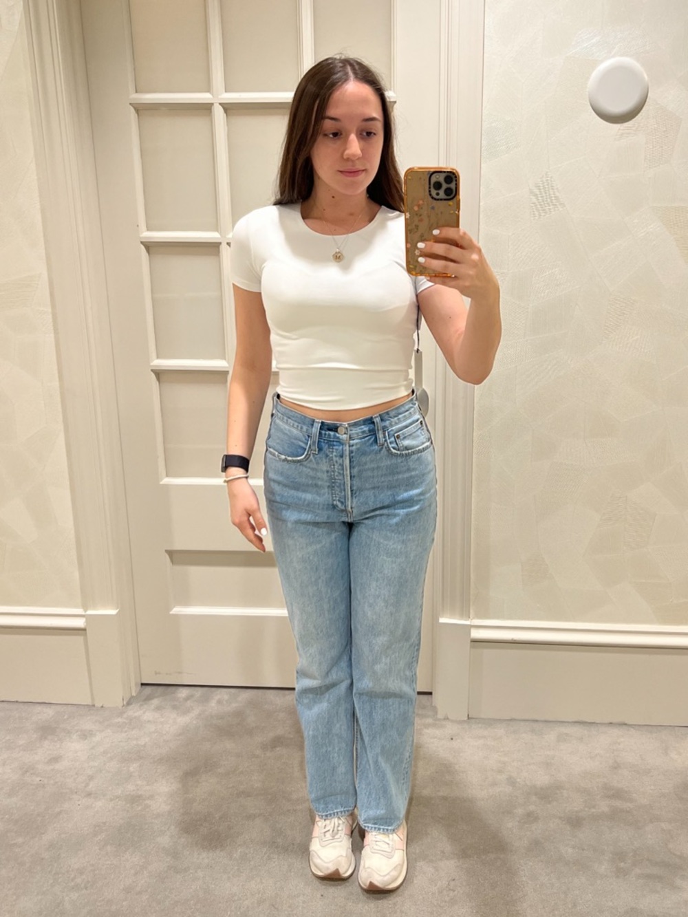 Aritizia Denim Forum Light Blue High-Rise Loose Jeans